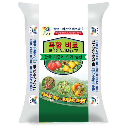 NPK HÀN-VIỆT 18-12-8+1Mg+TE